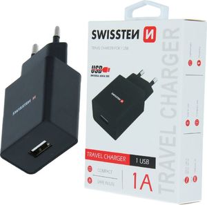 Ładowarka Swissten 1x USB-A 1 A (22035000) 2