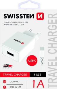 Ładowarka Swissten 1x USB-A 1 A (22063000) 2