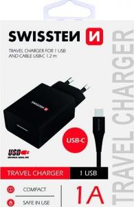 Ładowarka Swissten 1x USB-A 1 A (22064000) 2