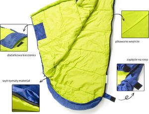 Isenzo Śpiwór dziecięcy Camp Junior niebieski 3