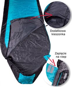 Isenzo Śpiwór Sphere niebieski 5