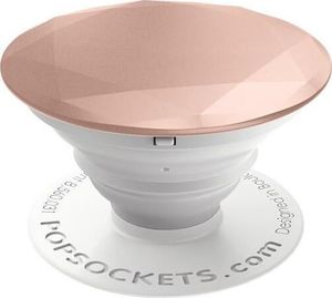 PopSockets Uchwyt Rose Gold Metallic Diamond, wymienne krążki (800491) 2