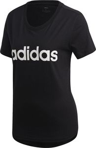 Adidas Koszulka damska Essentials Linear Slim Tee czarna r. 2XS (DP2361) 1