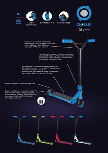 Hulajnoga Globber GS 540 Zielony (622-106-2) 5