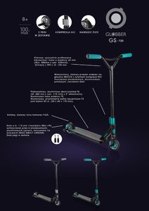 Hulajnoga Globber GS 720 Niebieski (624-009-2) 3