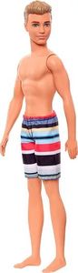 Lalka Barbie Mattel - plażowy Ken blondyn (GHW43) 1