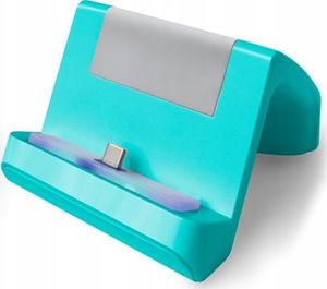 MARIGames stacja ładująca 2w1 do Nintendo Switch Lite turkusowa (SB5214) 5