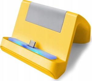 MARIGames stacja ładująca 2w1 do Nintendo Switch Lite żółta (SB5215) 2