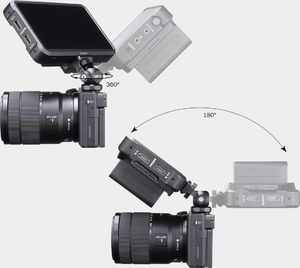 Ulanzi Głowica Uchwyt Na Monitor Na Sanki Iso Gwint 1/4"" / Ulanzi R015 3