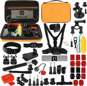 Puluz Zestaw 53w1 Akcesoria Gopro 8 7 6 5 Xiaomi Yi 4k 2
