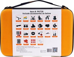 Puluz Zestaw 53w1 Akcesoria Gopro 8 7 6 5 Xiaomi Yi 4k 3