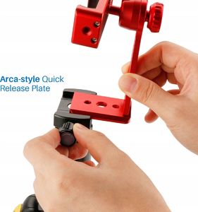 Selfie stick Ulanzi Uchwyt Obrót 360 Na Statyw Do Smartfona Ulanzi St-04 - Czerwony 11