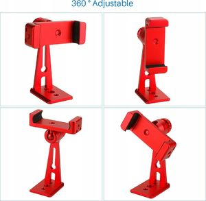 Selfie stick Ulanzi Uchwyt Obrót 360 Na Statyw Do Smartfona Ulanzi St-04 - Czerwony 9