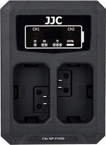 Ładowarka do aparatu JJC Podwójna Ładowarka Usb Na 2x Akumulator Do Sony Np-fw50 Npfw50 1