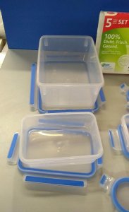 Emsa Emsa Food Clip&Close 508568 5 pcs. Set transparent/blue 4