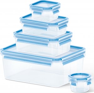 Emsa Emsa Food Clip&Close 508568 5 pcs. Set transparent/blue 8