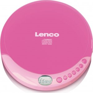 Odtwarzacz CD Lenco CD-011 różowy 1