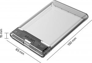 Kieszeń Unitek USB 3.2 Gen 1 - SATA6G 2.5 HDD/SSD DiskGuard Limpid R (S1103A) 6