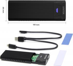 Kieszeń Unitek USB 3.1 Typ-C na M.2 SSD NVMe (S1203ABK) 10