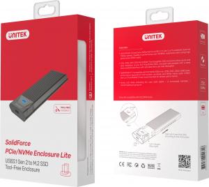 Kieszeń Unitek USB 3.1 Typ-C na M.2 SSD NVMe (S1203ABK) 7