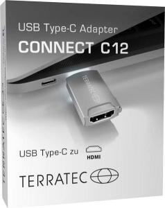 Adapter USB TerraTec C12 USB-C - HDMI Szary  (306704) 3