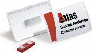 Durable DURABLE Namensschild Click Fold m Magnet 40x75mm 10 St 5