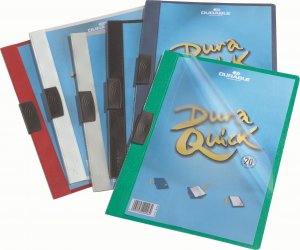 Durable Folder z klipsem Duraquick 1-20 kartek biały 2