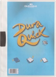 Durable Folder z klipsem Duraquick 1-20 kartek biały 4