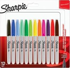 Sharpie Markery Fein mix kolorów 12 szt. 1