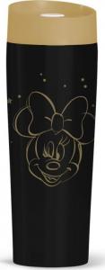 Disney Kubek termiczny Minnie Złoto 400ml czarny (92606) 1