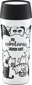 Ambition Kubek termiczny Love Do zakotania jeden kot 400ml biały (99579) 1