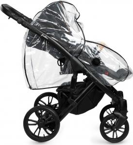 Caretero Folia na wózek z przekładaną rączką 2