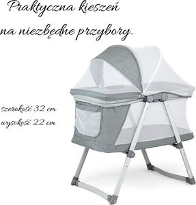 Milly Mally Łóżeczko/Kołyska Jane - gray 11