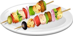 GoDan Patyki bambusowe/szaszłyk 20 cm (200szt) 2