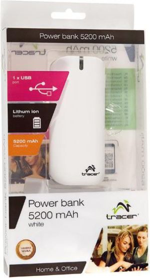 Powerbank Tracer 5200mAh Biały 4
