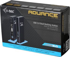 Stacja/replikator I-TEC Dual Docking Station USB 3.0 (U3HDMIDVIDOCK) 7