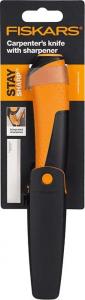 Fiskars nóż stolarski z ostrzałką 209mm żółty (FS-1023621) 2