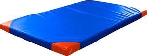 inSPORTline Materac gimnastyczny 1-częściowy Roshar T60 200 cm x 120 cm x 10 cm niebieski 1