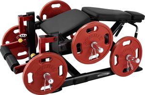 Steelflex Maszyna na mięśnie nóg - Steelflex PlateLoad Line PLLC Kolor Czarno-czerwony 1