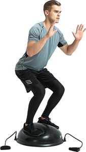 inSPORTline Trener równowagi z linkami do ćwiczeń Dome UNI Czarny 9