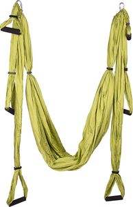 inSPORTline Antygrawitacyjny hamak do jogi Hemmok Kolor Zielony 3