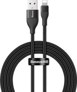 Kabel USB Baseus USB-A - Lightning 1 m Czarny (CATLYW-G01) 1