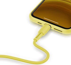 Kabel USB Baseus USB-C - Lightning 1.2 m Żółty (CATLDC-0Y) 3