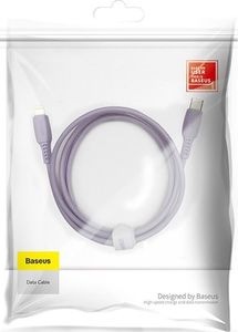Kabel USB Baseus USB-C - Lightning 1 m Fioletowy (CATLDC-05) 17