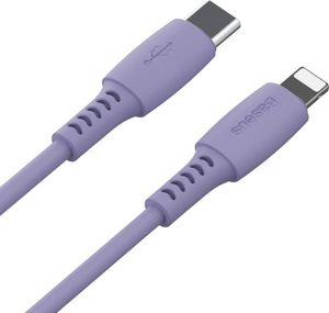 Kabel USB Baseus USB-C - Lightning 1 m Fioletowy (CATLDC-05) 2