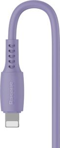 Kabel USB Baseus USB-C - Lightning 1 m Fioletowy (CATLDC-05) 5