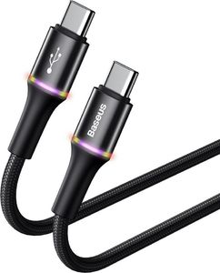 Kabel USB Baseus USB-C - USB-C 1 m Czarny (CATGH-J01) 2