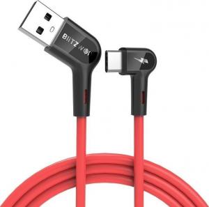 Kabel USB Blitzwolf Kątowy USB-C 1