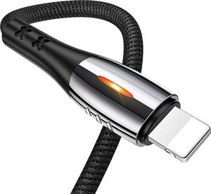 Kabel USB Usams USB-A - Lightning 1.2 m Czarny (63820-uniw) 1