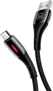 Kabel USB Usams USB-A - microUSB 1.2 m Czarny (63821-uniw) 1